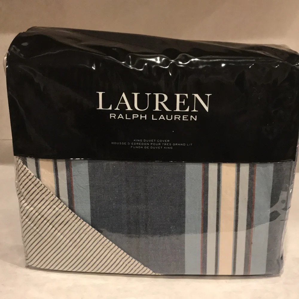 Lauren Ralph Lauren Gavin Stripe Duvet Cover Set